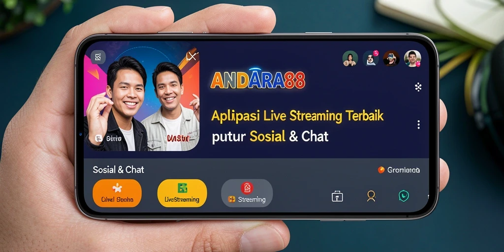 Antarmuka utama ANDARA88 yang menarik untuk pengalaman Live Streaming.