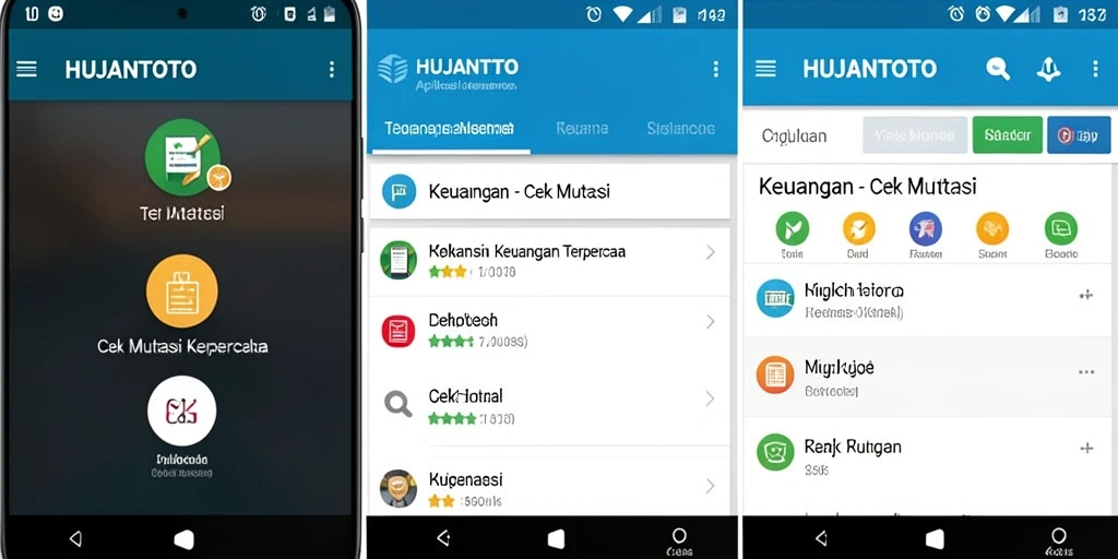 Tampilan antarmuka HUJANTOTO untuk cek mutasi yang sederhana dan jelas.