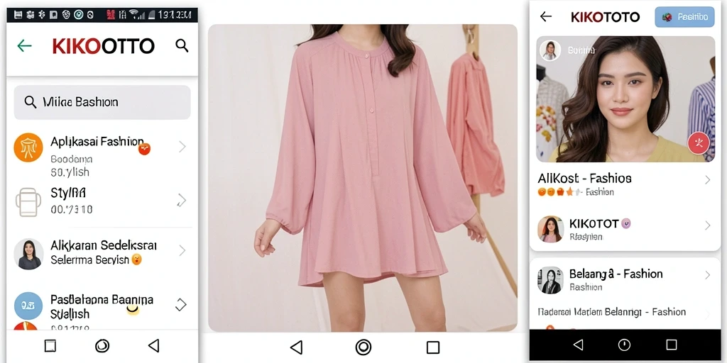 Antarmuka aplikasi KIKOTOTO yang modern dan stylish.