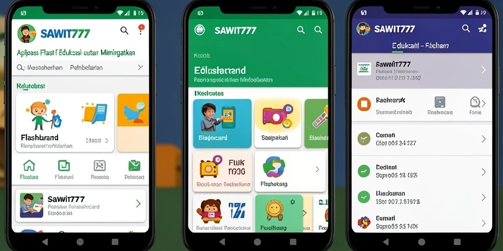 Tampilan antarmuka aplikasi SAWIT777 yang menarik dan mudah digunakan.